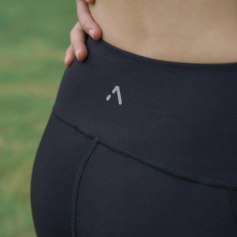 ACTIVE Women's High Waist Short Cosy- Black - Image 3