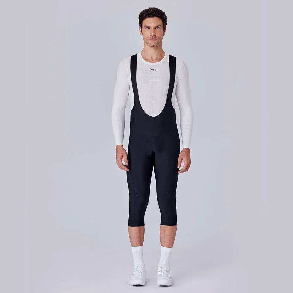 Men's 3/4 wool cargo bib tights T167C - Image 3