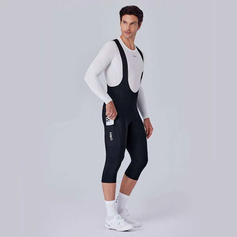 Men's 3/4 wool cargo bib tights T167C - Image 4