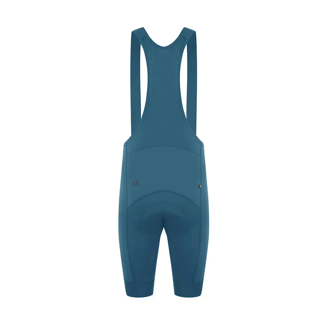 Men's All- Purpose Bib Shorts T100 - Blue Moon - Image 7