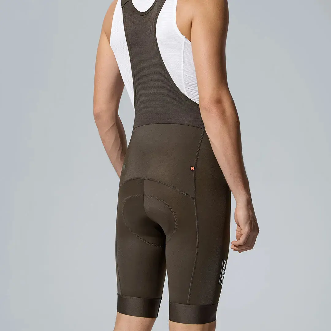 Men's All- Purpose Bib Shorts T100 - Oak Barrel Brown - Image 5