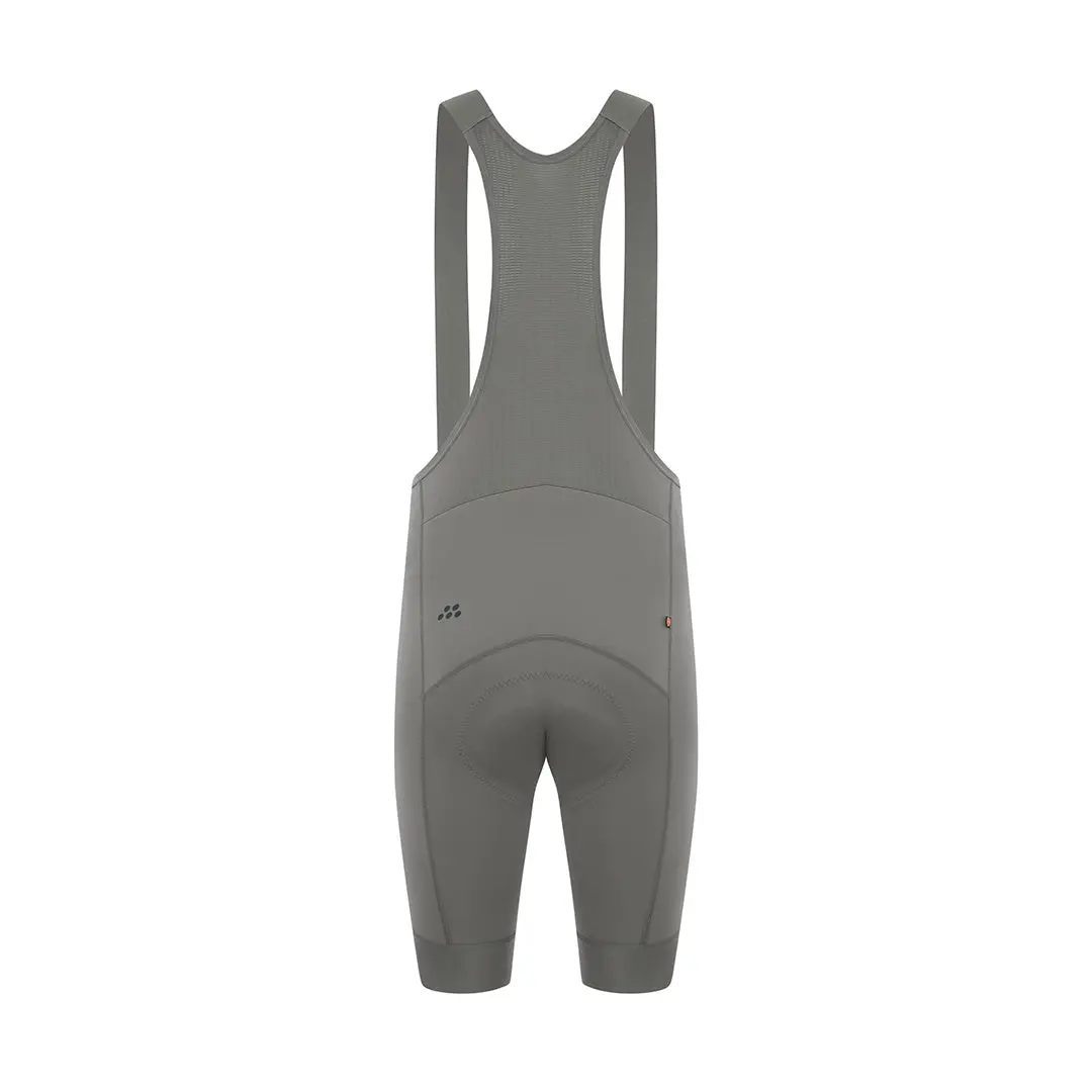 Men's All- Purpose Bib Shorts T100 - Smoky Gray - Image 11