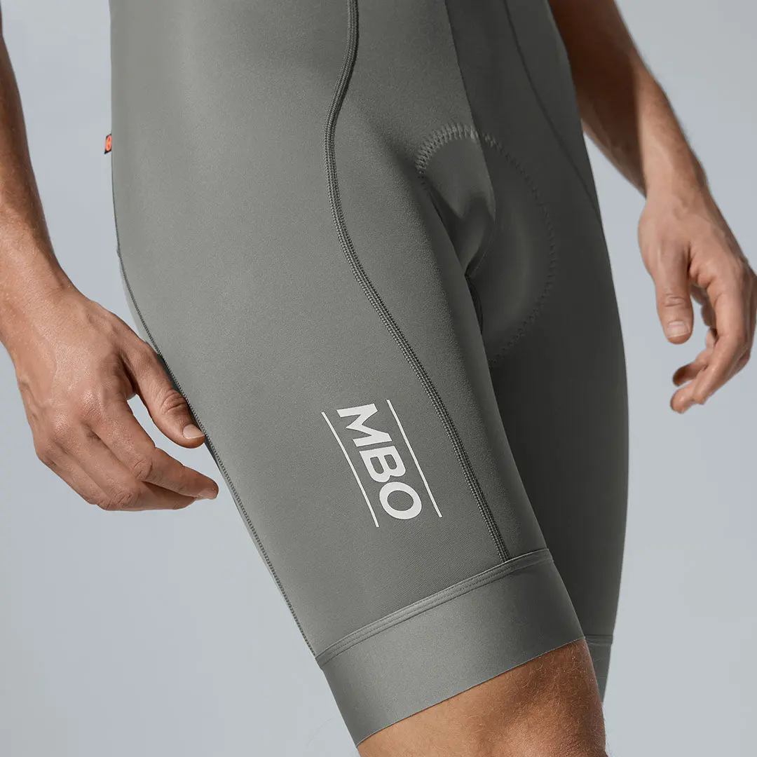 Men's All- Purpose Bib Shorts T100 - Smoky Gray - Image 8