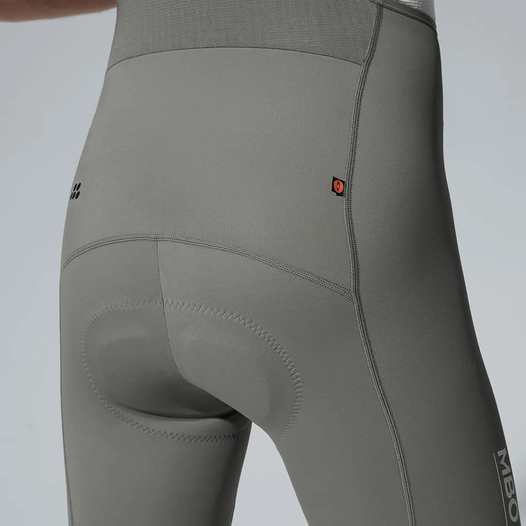 Men's All- Purpose Bib Shorts T100 - Smoky Gray - Image 9