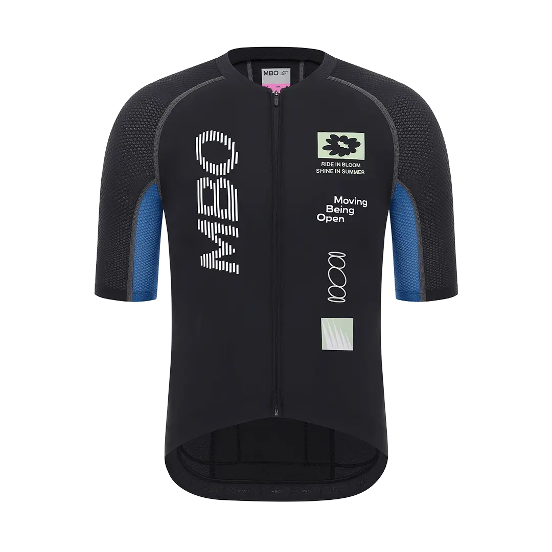 Men's Frontier Pro Cycling Jersey C306 - Black