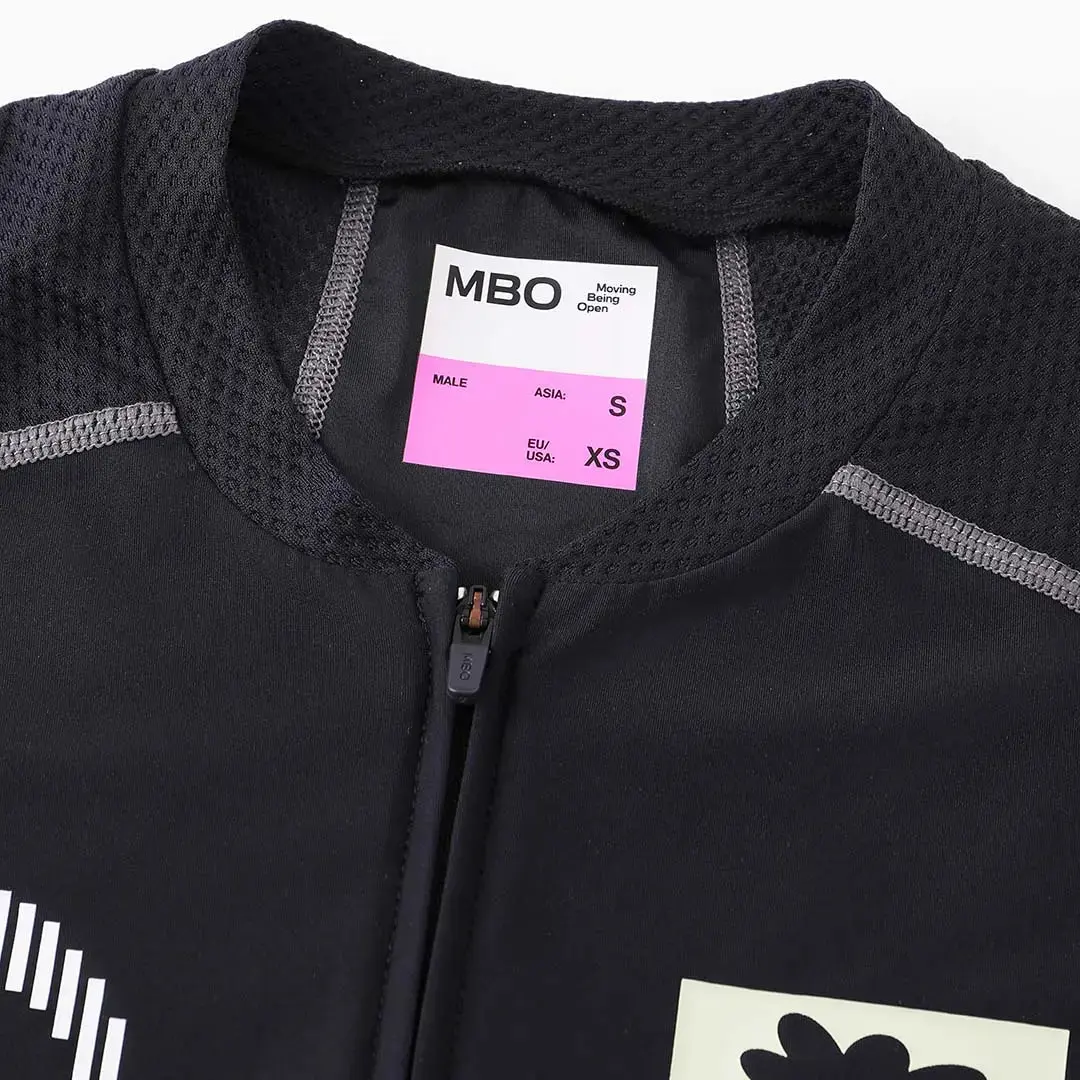 Men's Frontier Pro Cycling Jersey C306 - Black - Image 3
