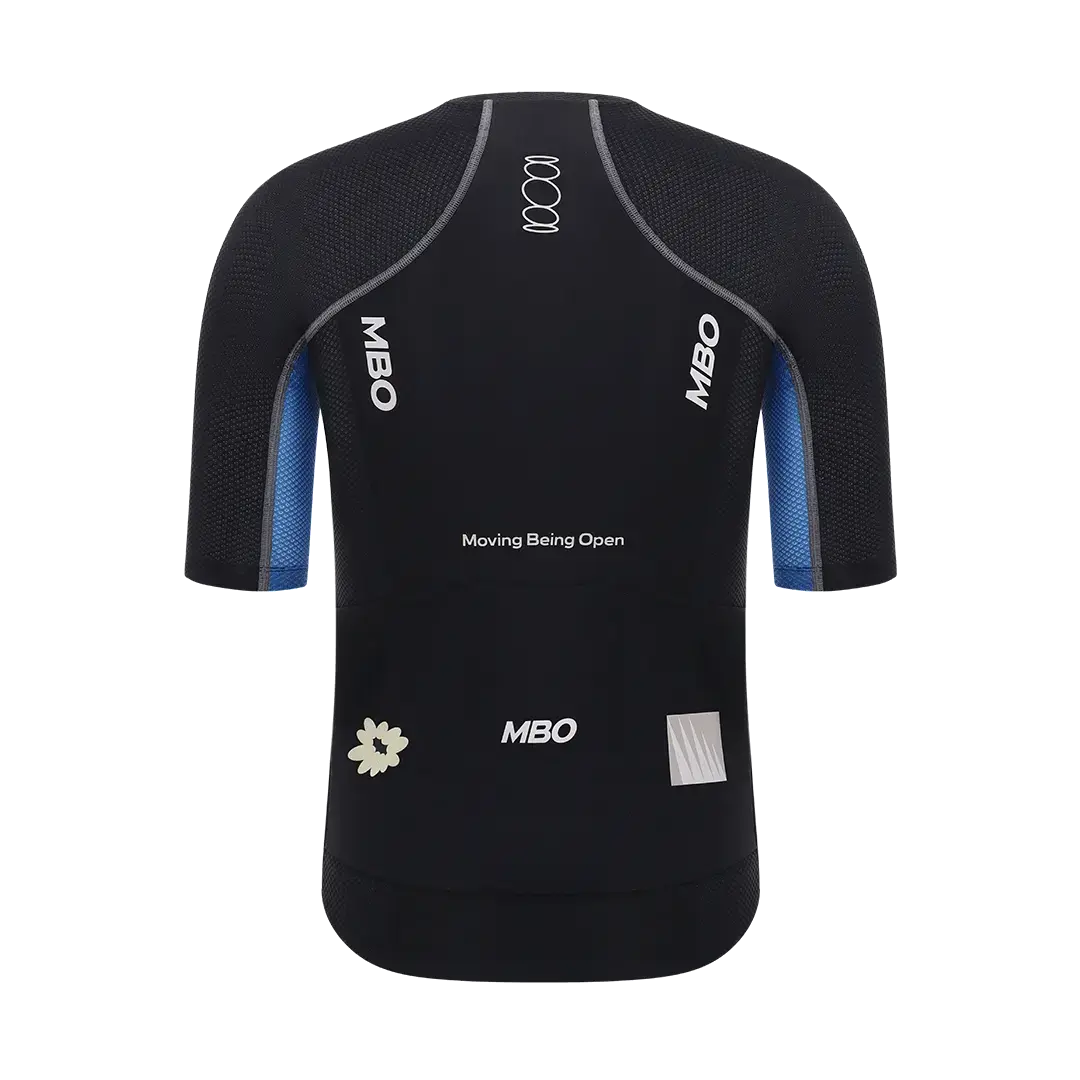 Men's Frontier Pro Cycling Jersey C306 - Black - Image 9