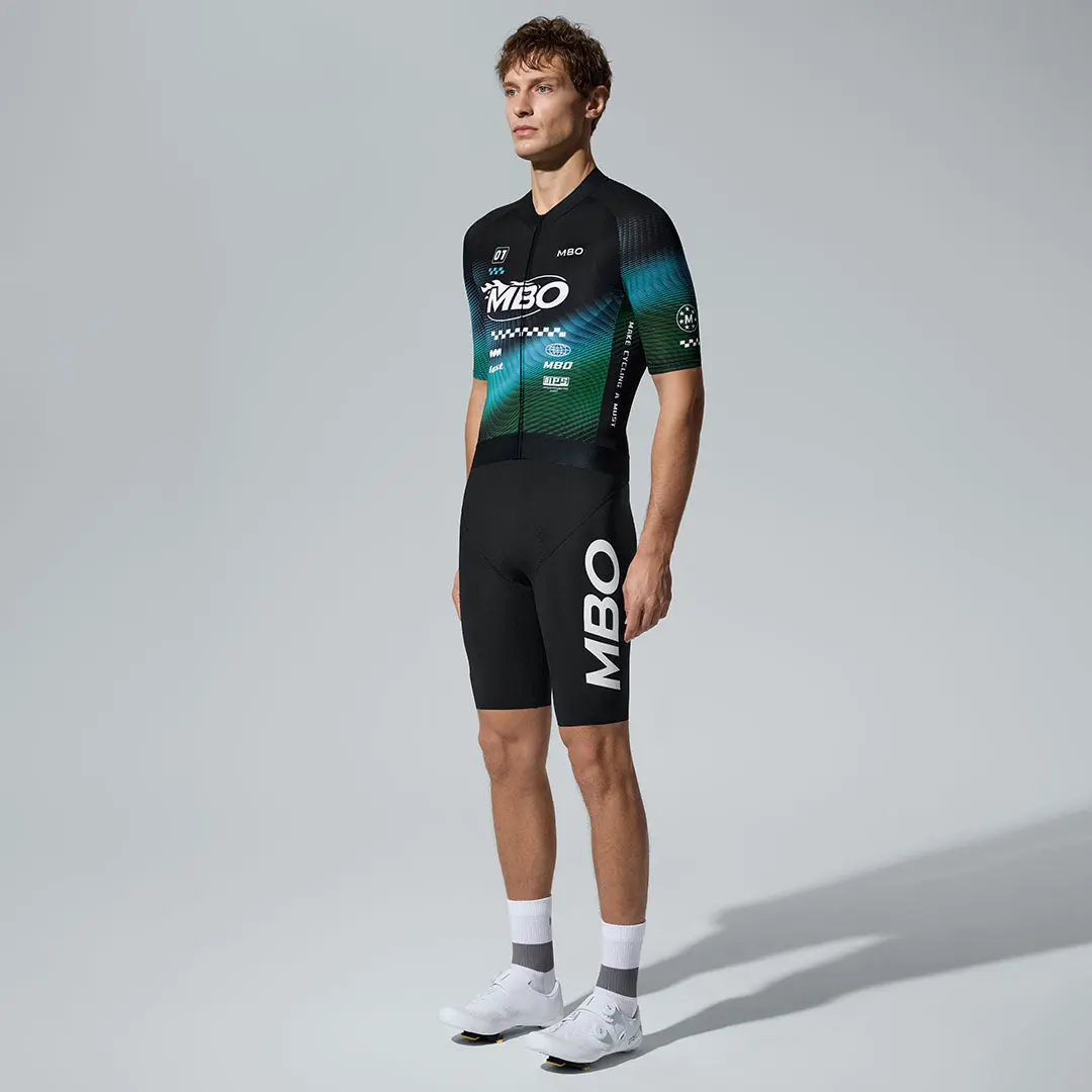 Men's Frontier Pro Cycling Jersey SC301 Aero Signal - Speed Blue - Image 2