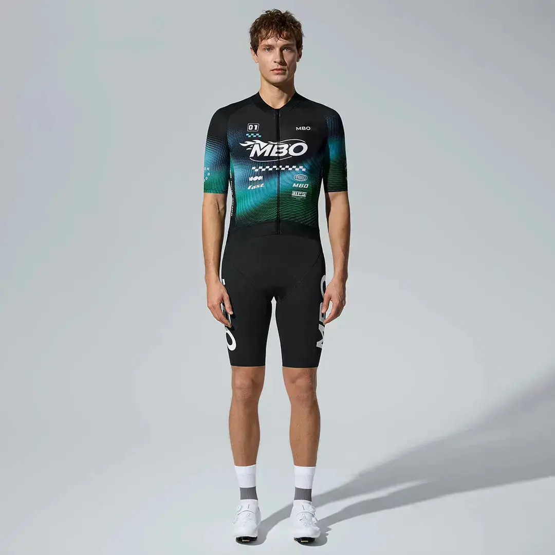 Men's Frontier Pro Cycling Jersey SC301 Aero Signal - Speed Blue - Image 3