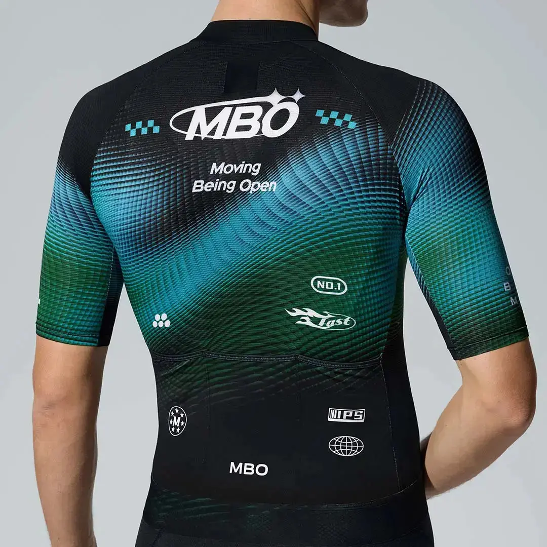 Men's Frontier Pro Cycling Jersey SC301 Aero Signal - Speed Blue - Image 5