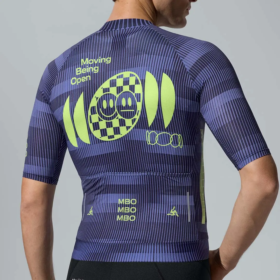 Men's Frontier Pro Cycling Jersey SC301 Neon Axis - First Light - Image 5