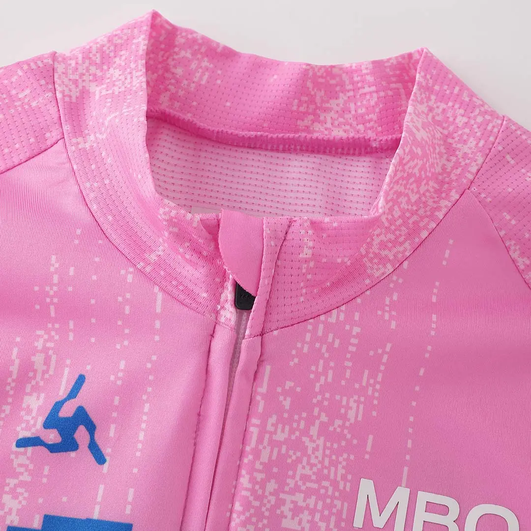 Men's Frontier Pro Cycling Jersey SC301 Neon Axis - Quick sand Pink - Image 3