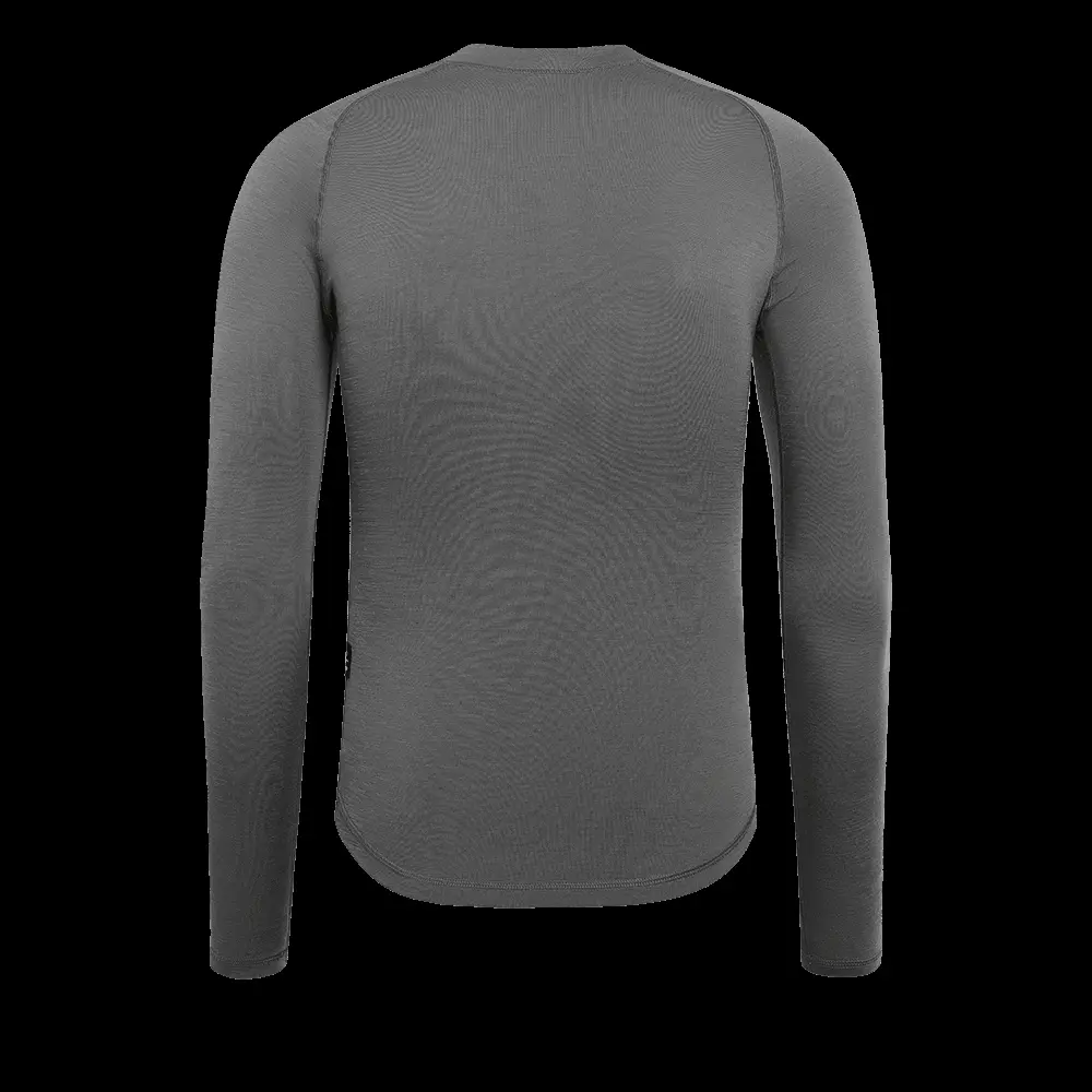 Men's Merino Wool Long Sleeve Base Layer B340-High Collar - Image 11