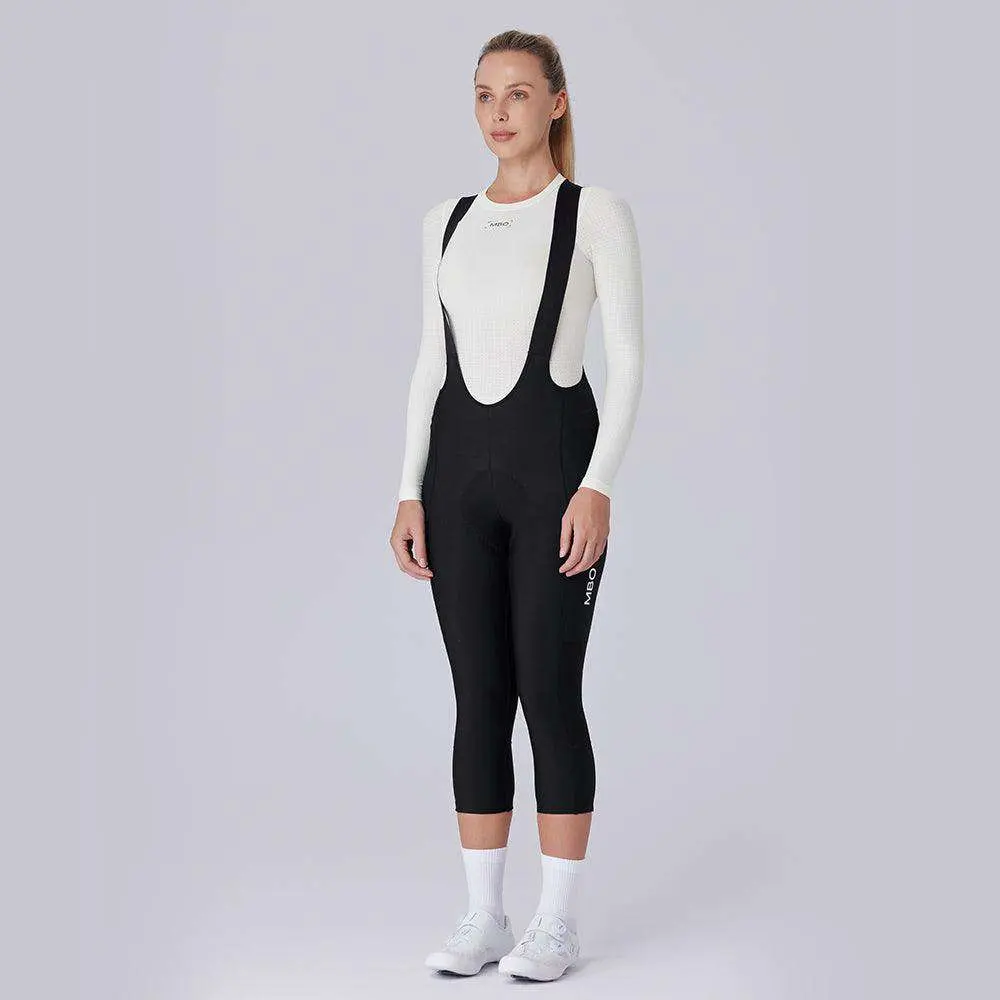 Women's 3/4 Thermal cargo bib tights T177C - Image 3
