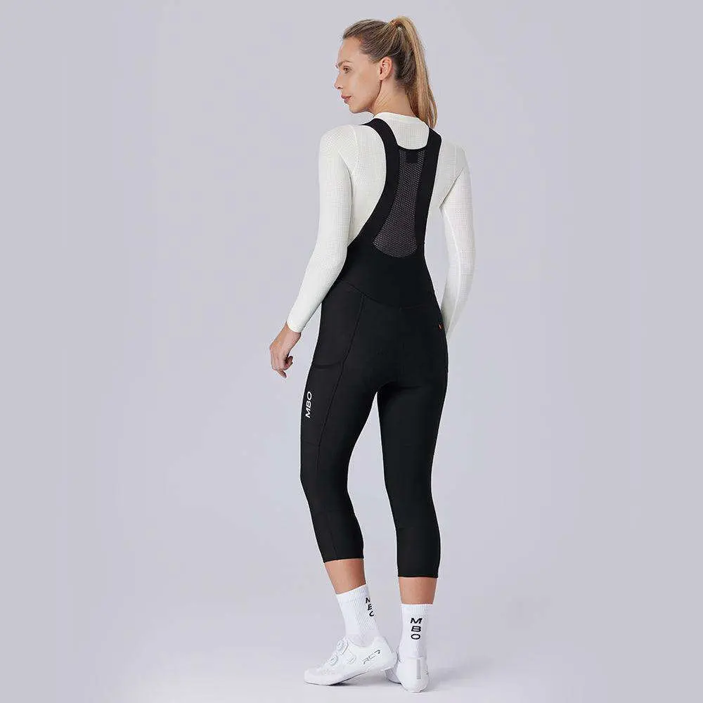 Women's 3/4 Thermal cargo bib tights T177C - Image 4