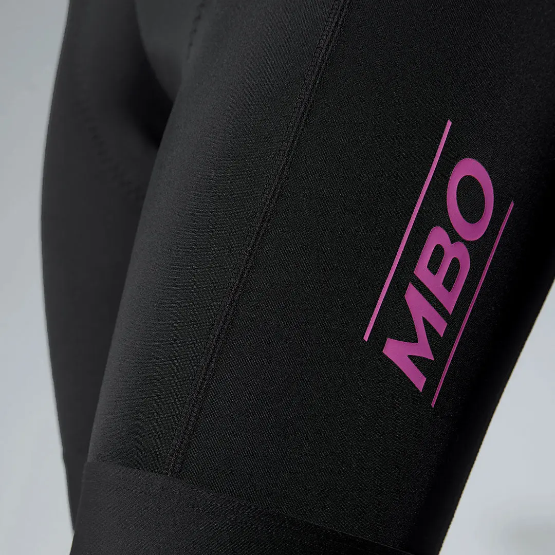 Women's All Purpose Bib Shorts T110 - Black - Image 8
