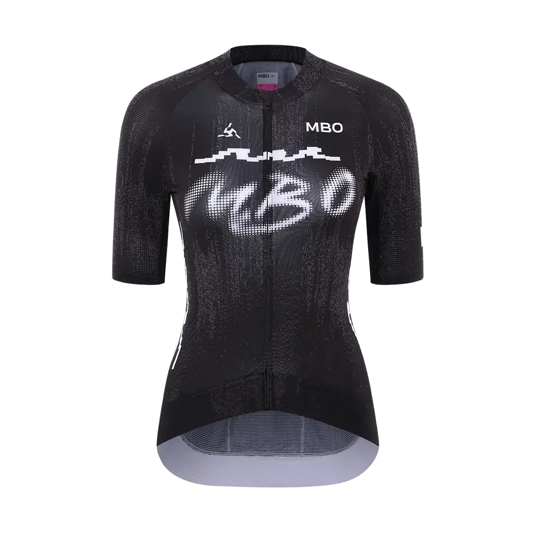 Women's Frontier Pro Cycling Jersey SC311 Neon Axis - Dune Black