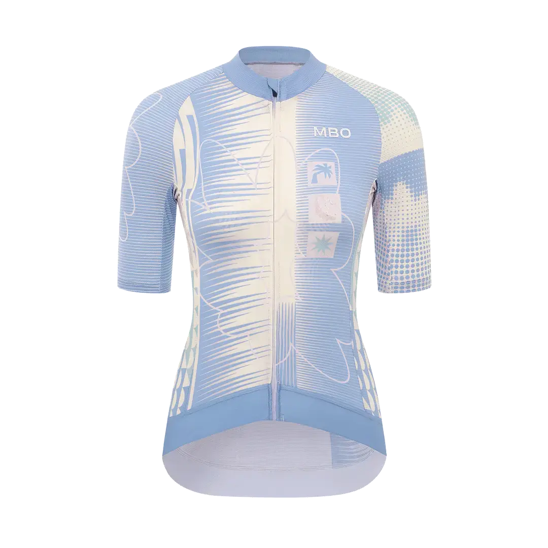 Women's Frontier Pro Cycling Jersey SC311 Spring Pulse - Gale Blue