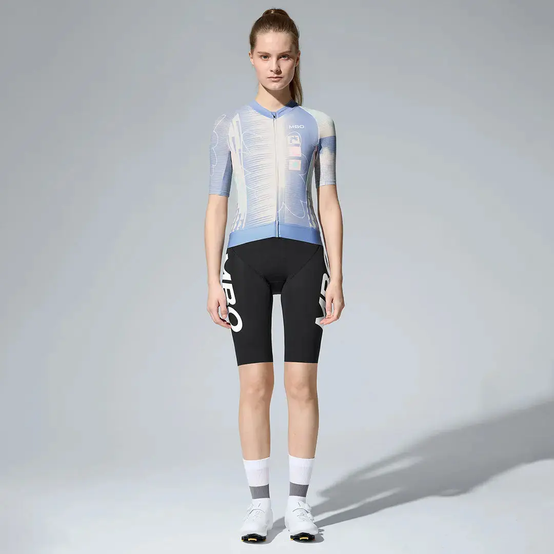 Women's Frontier Pro Cycling Jersey SC311 Spring Pulse - Gale Blue - Image 2