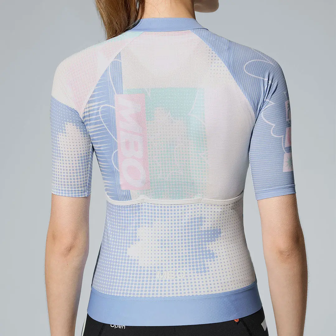 Women's Frontier Pro Cycling Jersey SC311 Spring Pulse - Gale Blue - Image 5