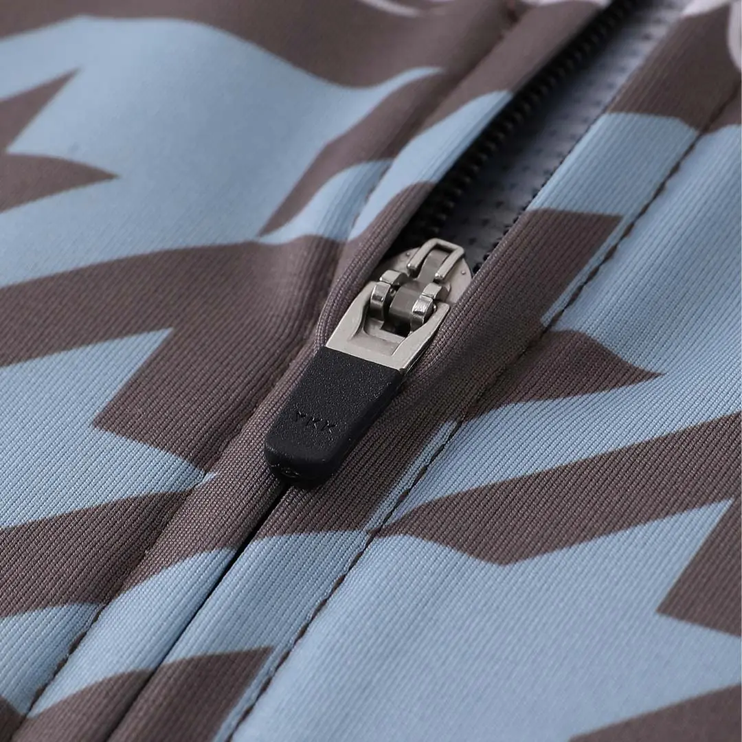 Women's Frontier Pro Cycling Jersey SC311 Urban Canvas - Hounds tooth Blue Brown - Image 8