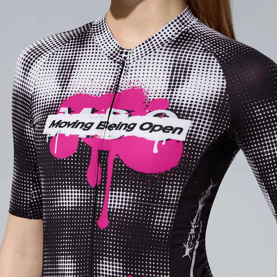 Women's Frontier Pro Cycling Jersey SC311 Urban Canvas - Street Pink - Image 7