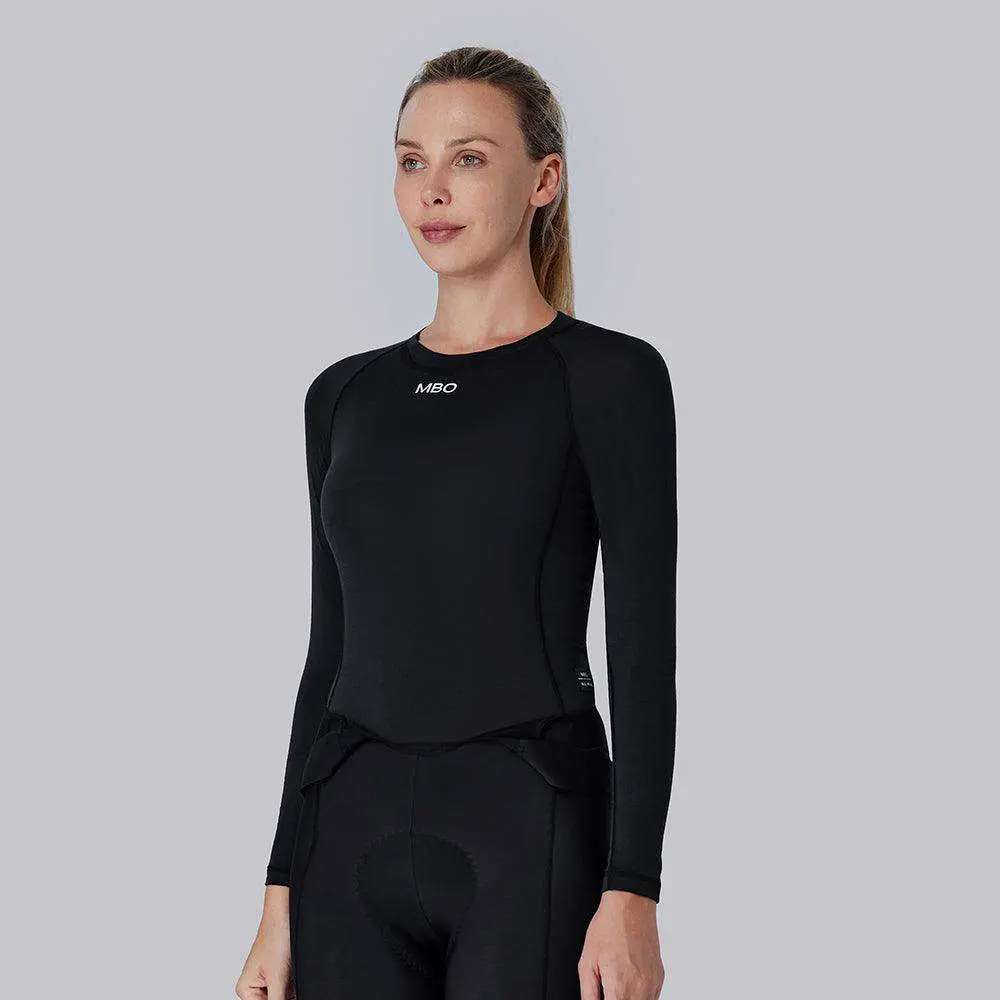 Women's Merino Wool Long Sleeve crew neck Base Layer B350 - Image 2