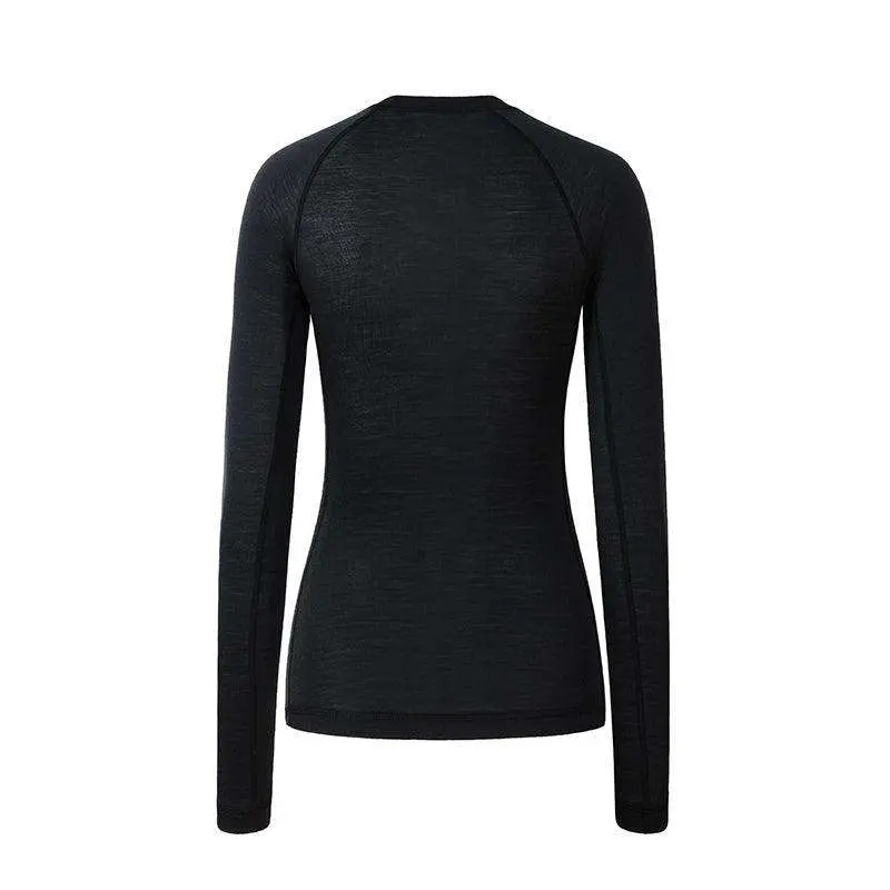 Women's Merino Wool Long Sleeve crew neck Base Layer B350 - Image 4