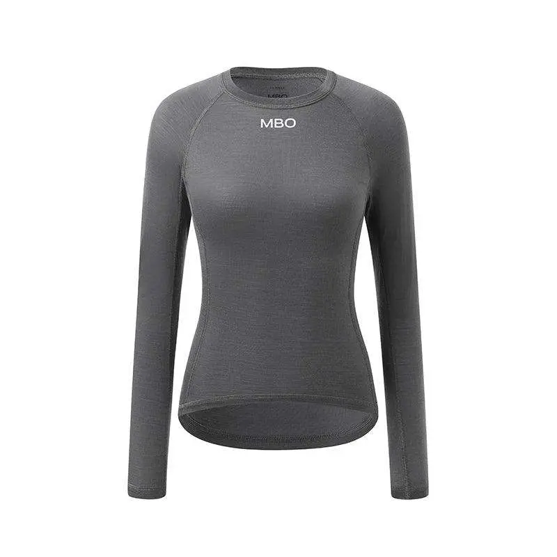 Women's Merino Wool Long Sleeve crew neck Base Layer B350 - Image 5