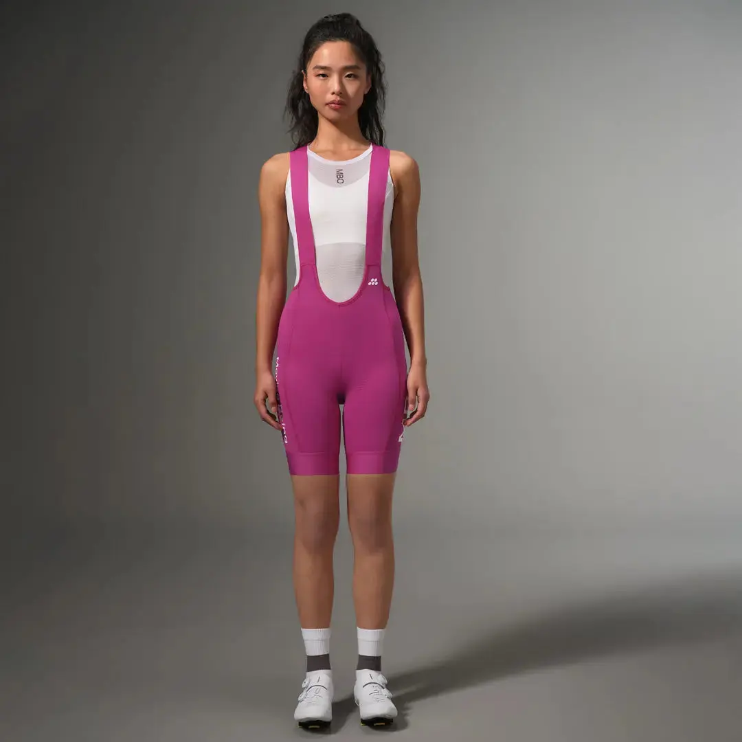 Women's Pro Training Bib Shorts T510 - Image 6