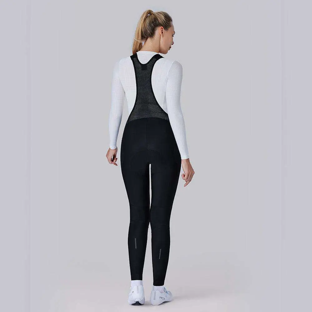 Women's Windproof thermal bib tights-T190 - Image 4