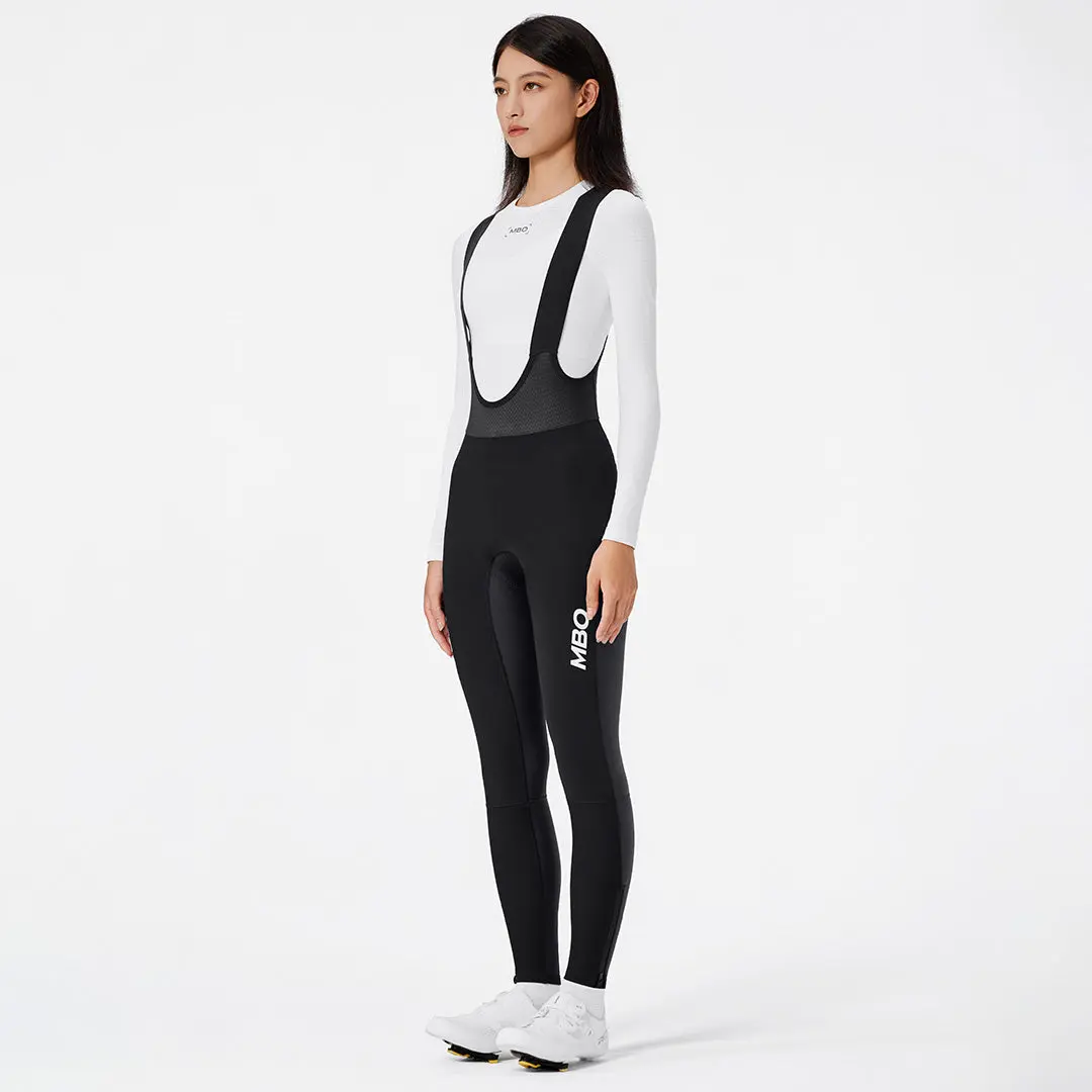 Women's Windproof thermal bib tights T390 II - Image 2